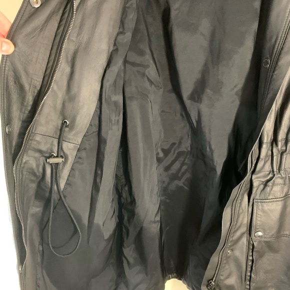 Belstaff ladies black leather jacket. Size 44 - Picture 6 of 16